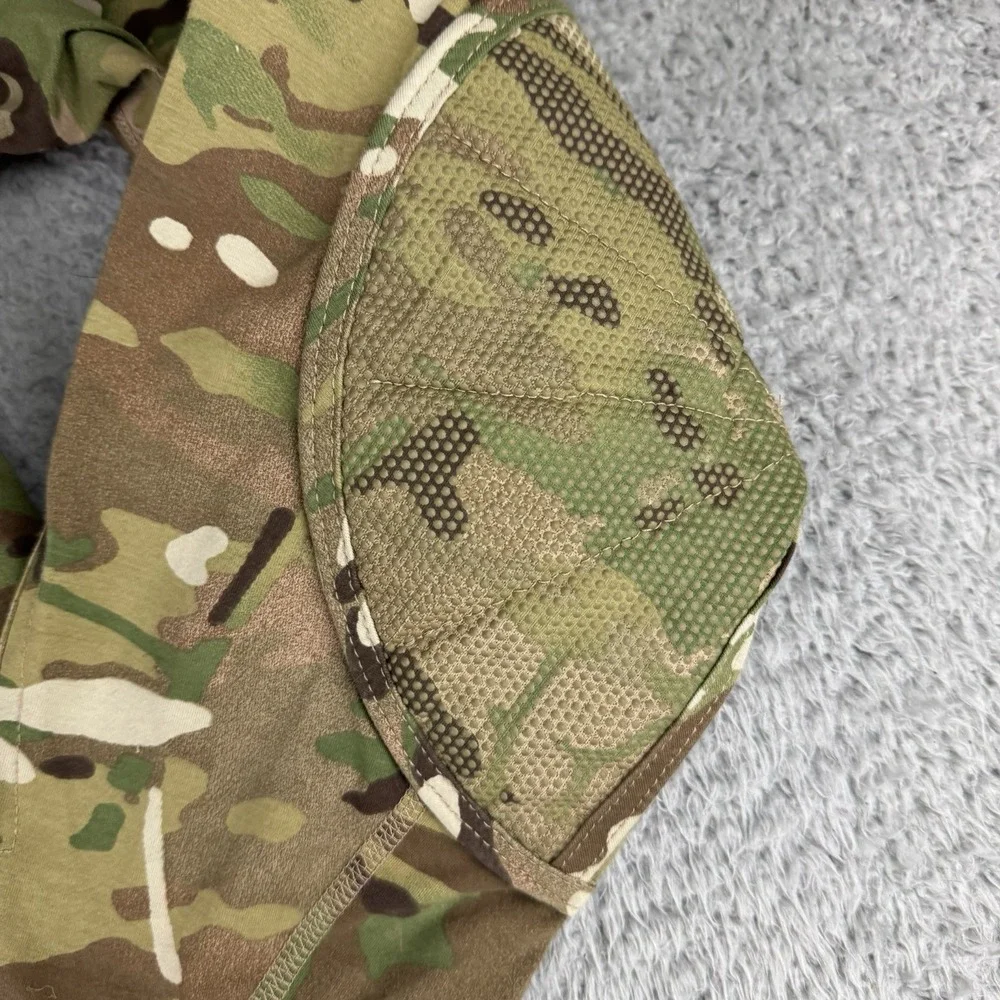 US Army Combat Shirt Mens Large Flame Resistant Long Sleeve Military Multicam